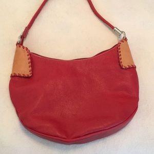 Red handbag